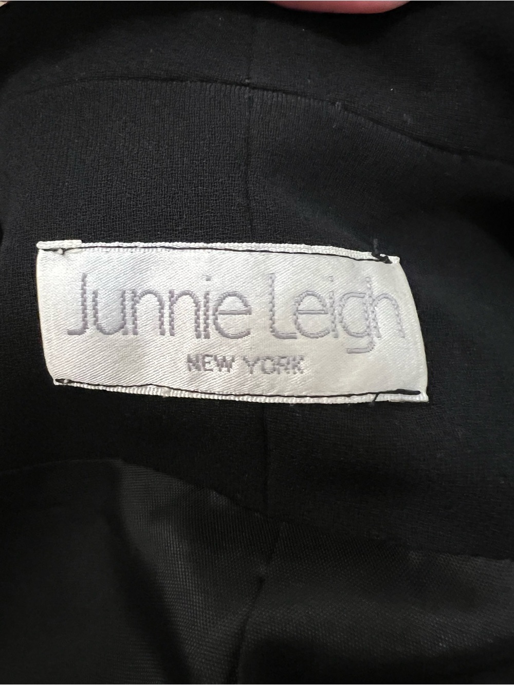 Black Open-Front Bolero Jacket with Sheer Ruffle Sleeves and Crystal details - Picture 7 of 7